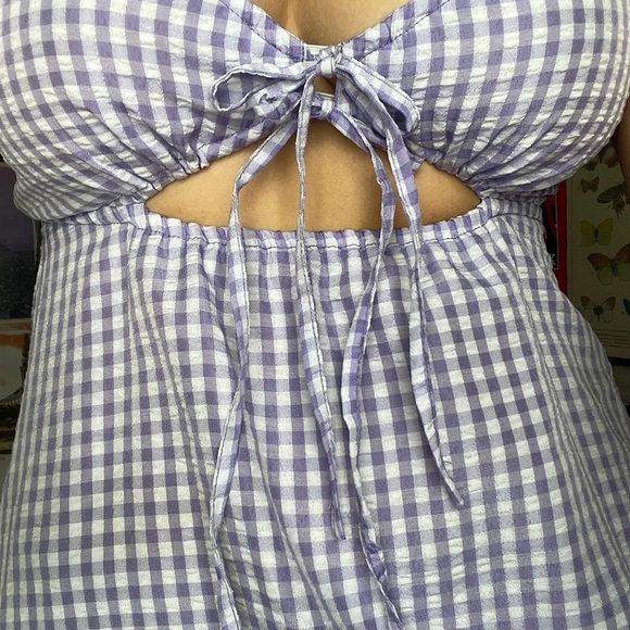 Pastel Purple gingham dress - Picture 5 of 5